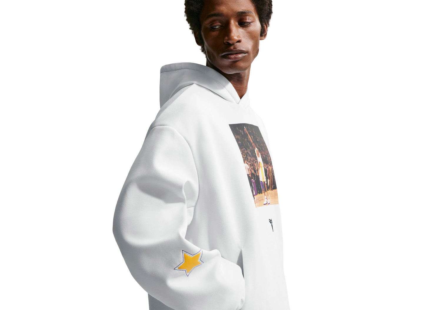 Nike Kobe Dri-FIT Fleece Pullover Hoodie in White