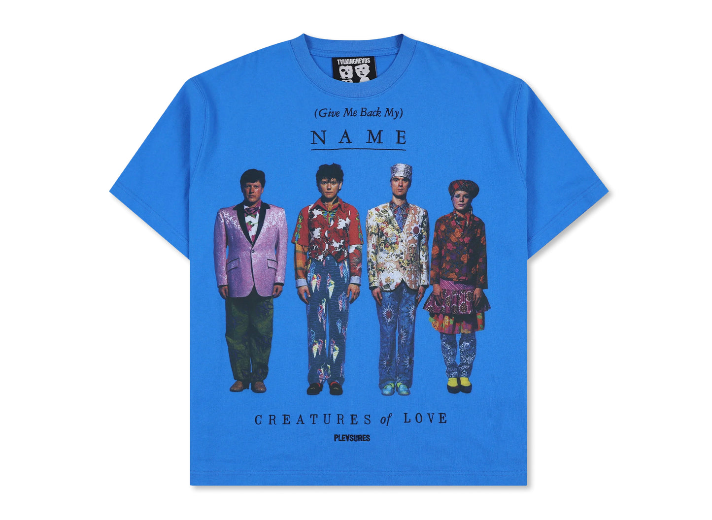 Camiseta gruesa Pleasures x Talking Heads Creatures en azul