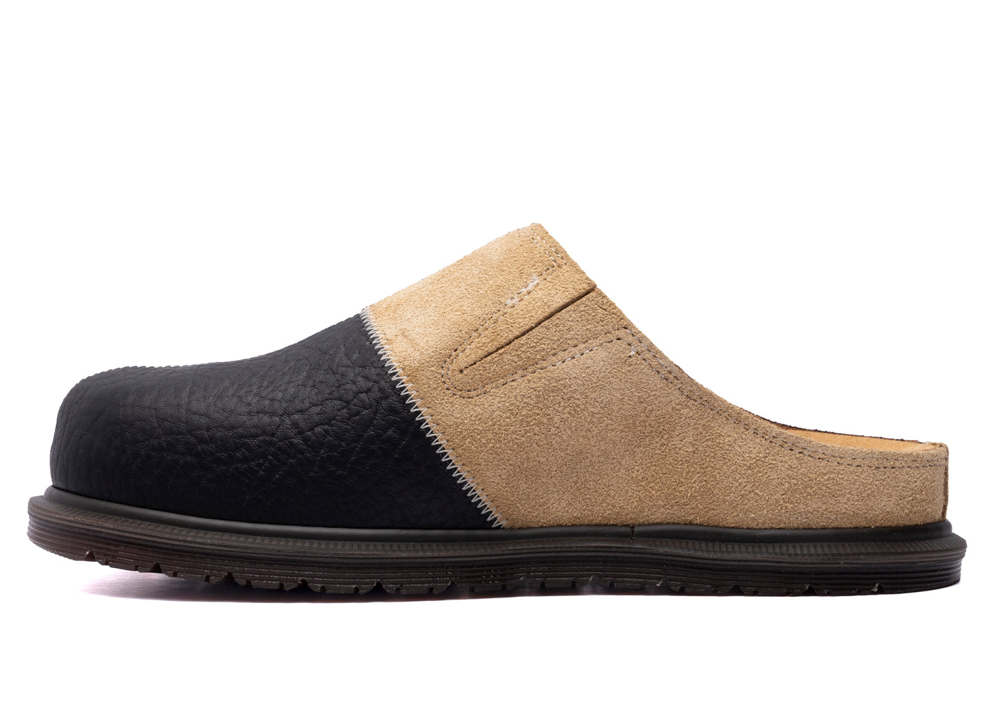 Dr. Martens San PWRK Mule in Butterscotch / Dark Brown