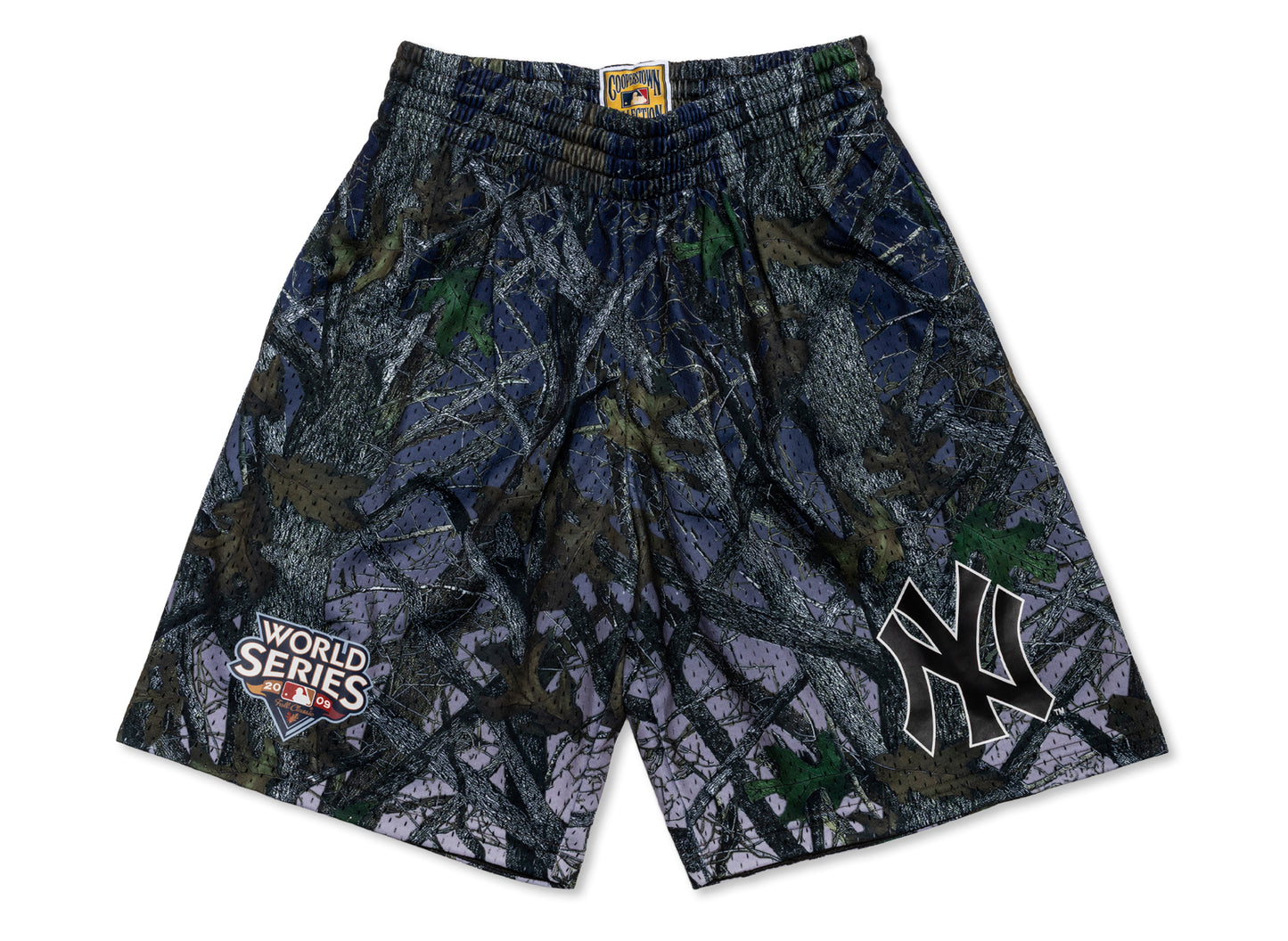 Mitchell & Ness MLB Quiet Blaze Pantalones cortos de malla 7IN New York Yankees
