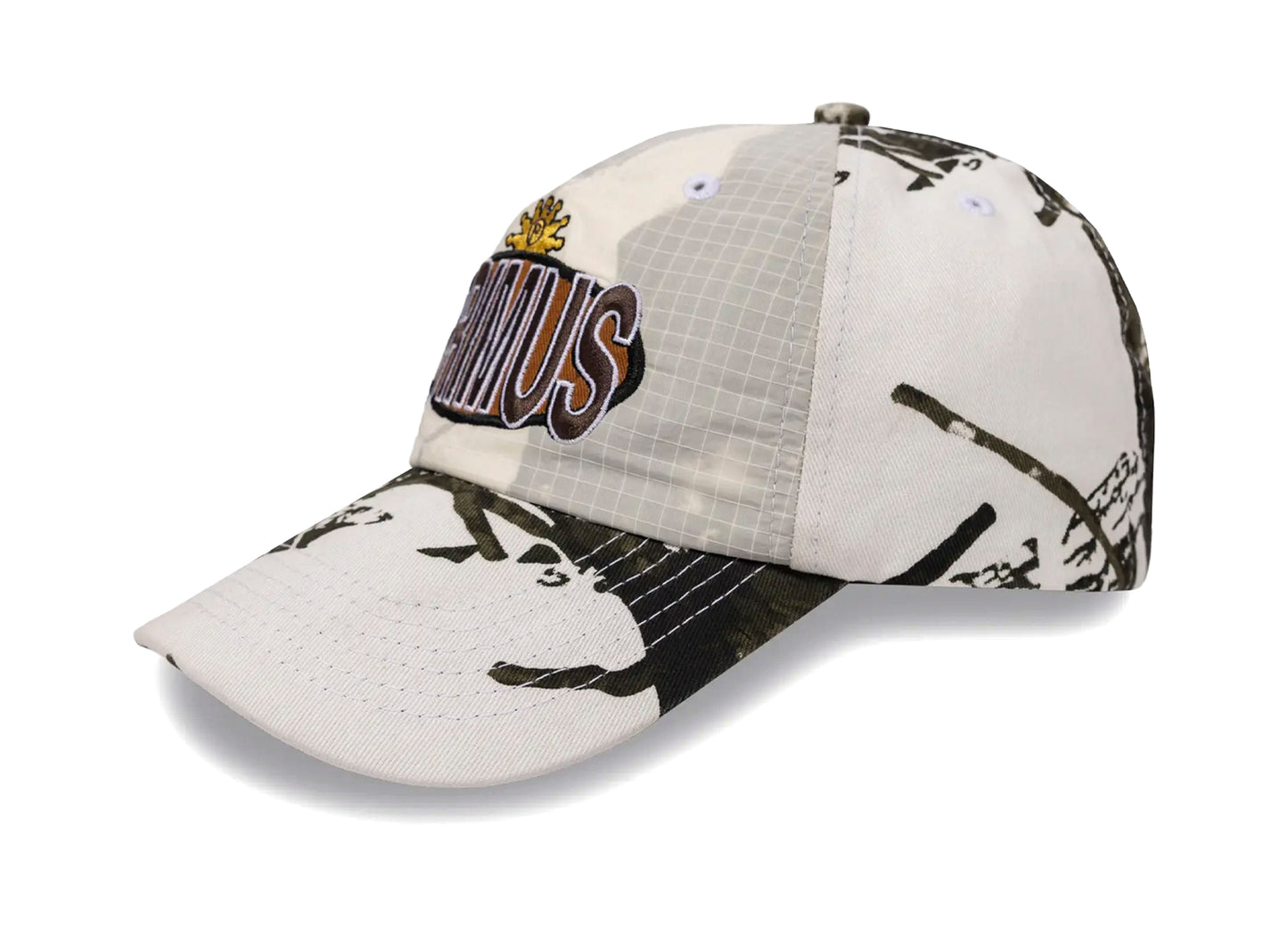 Pleasures Brown Album Layered Cap in Snow