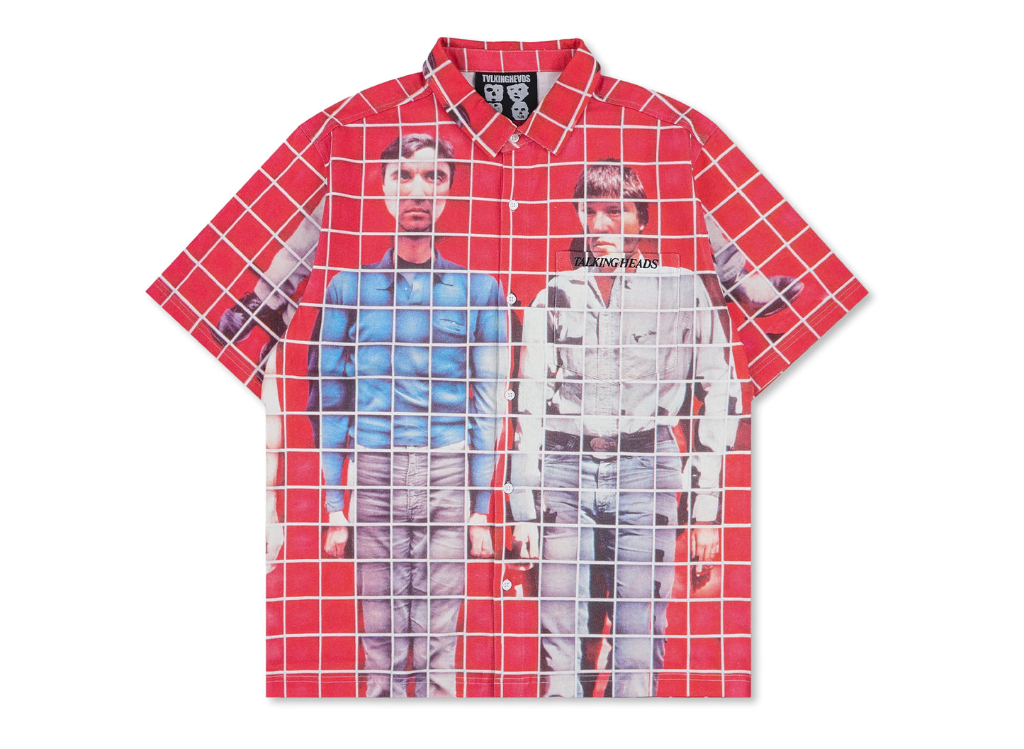 Pleasures x Talking Heads Food Button Up in Rot
