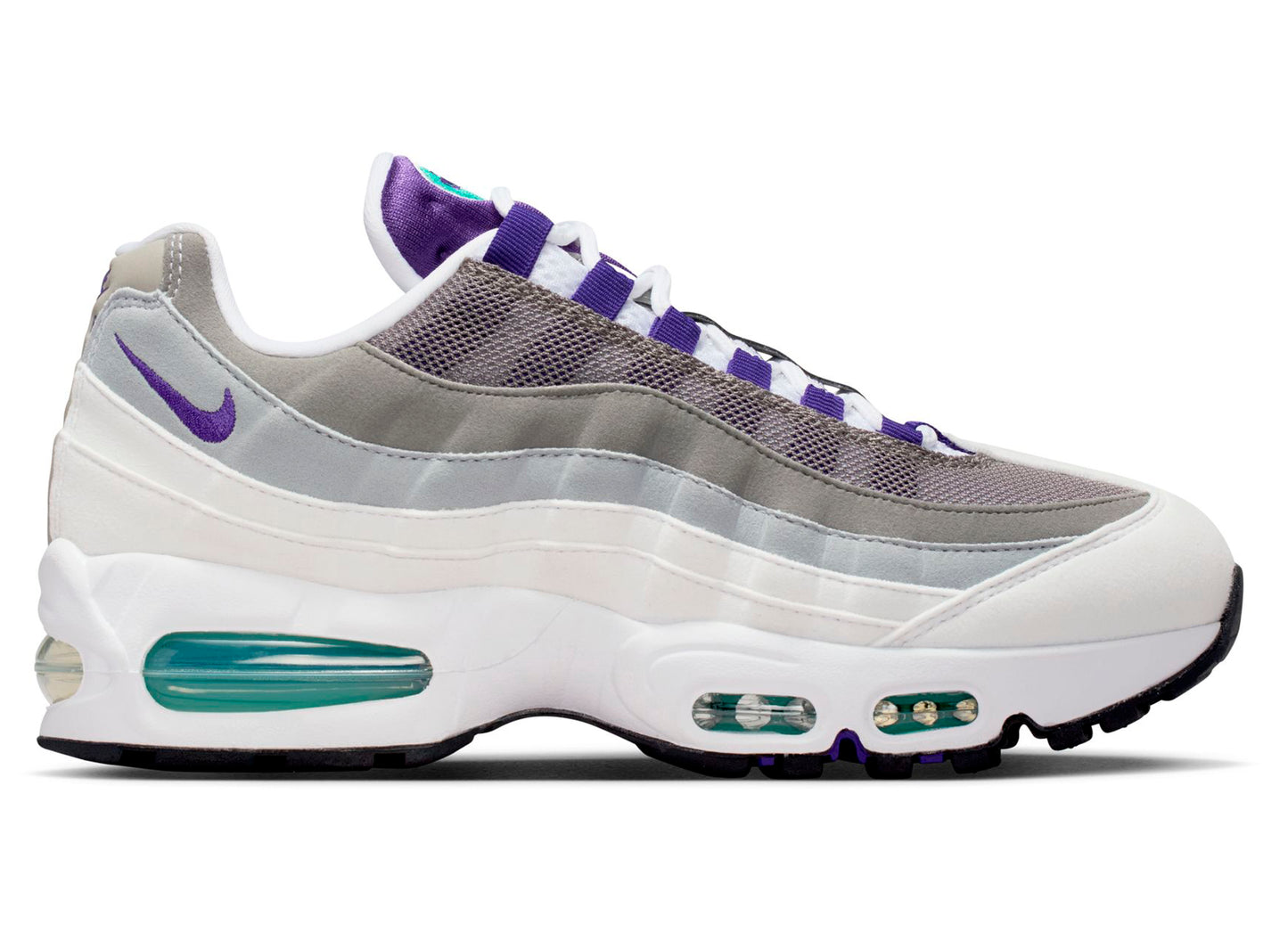 Nike Air Max 95 Big Bubble für Damen in Weiß / Court Purple