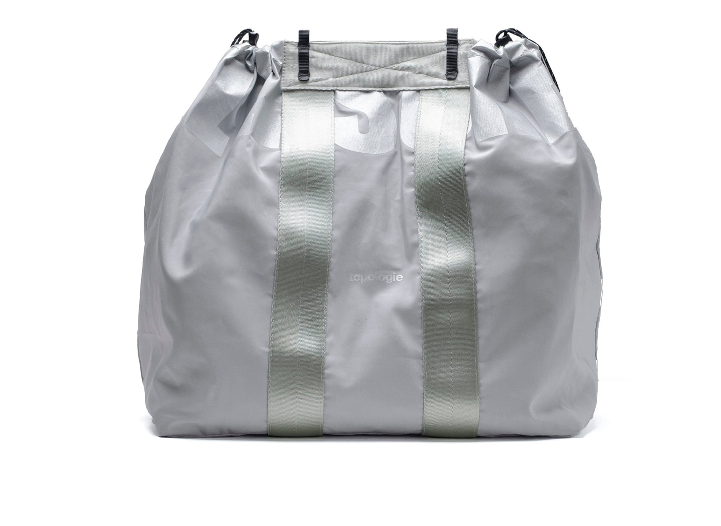 Pleasures x Topologie Summit Reversible Tote in Black / Gray