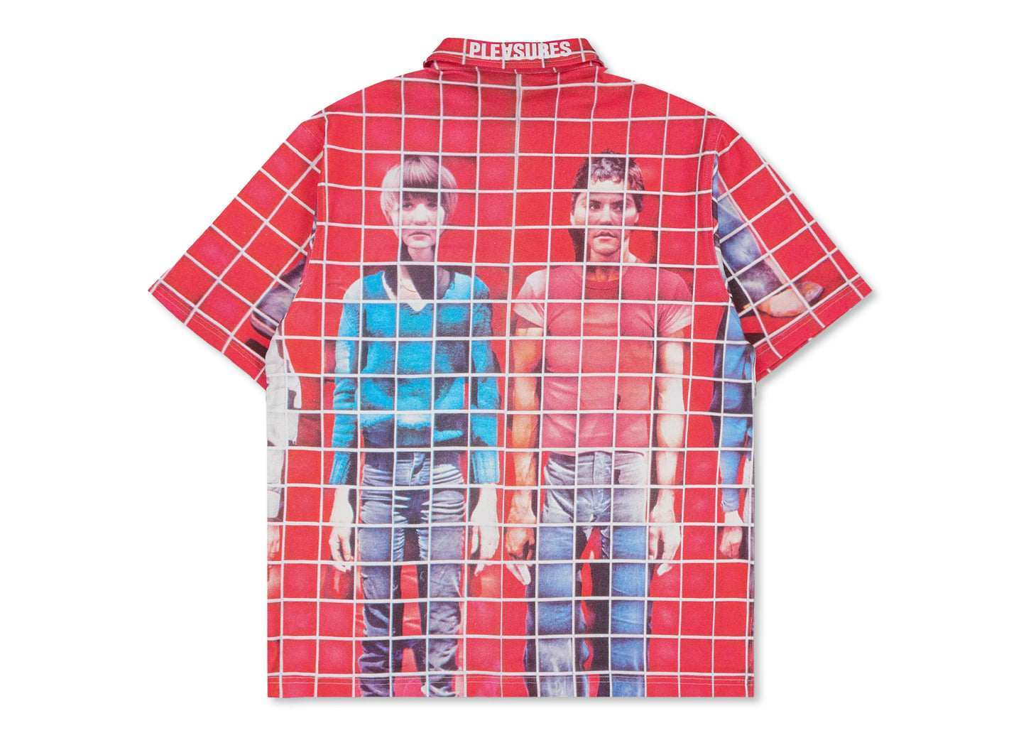 Pleasures x Talking Heads Food Button Up in Rot