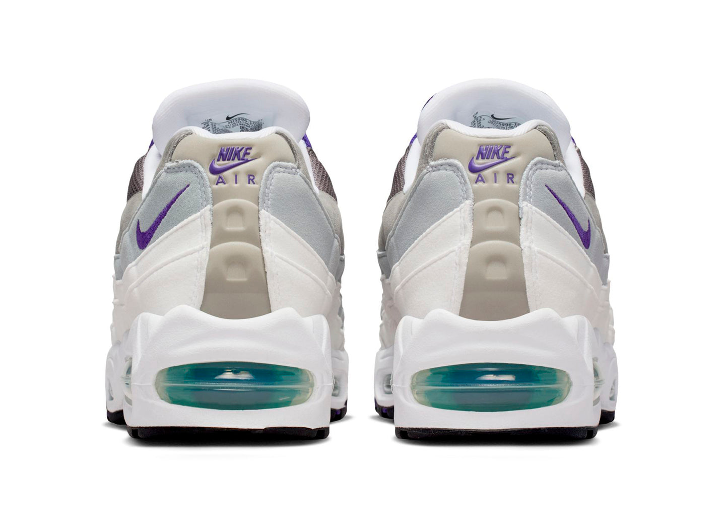 Nike Air Max 95 Big Bubble für Damen in Weiß / Court Purple