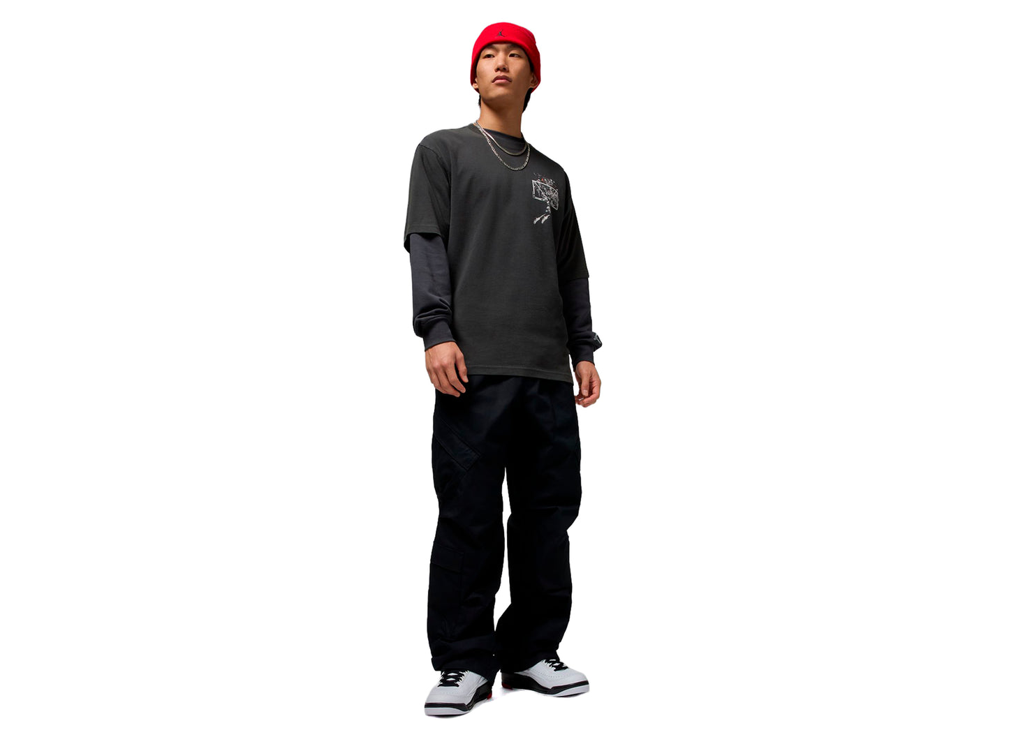 RTV Jordan Flight Utility Hose in Schwarz