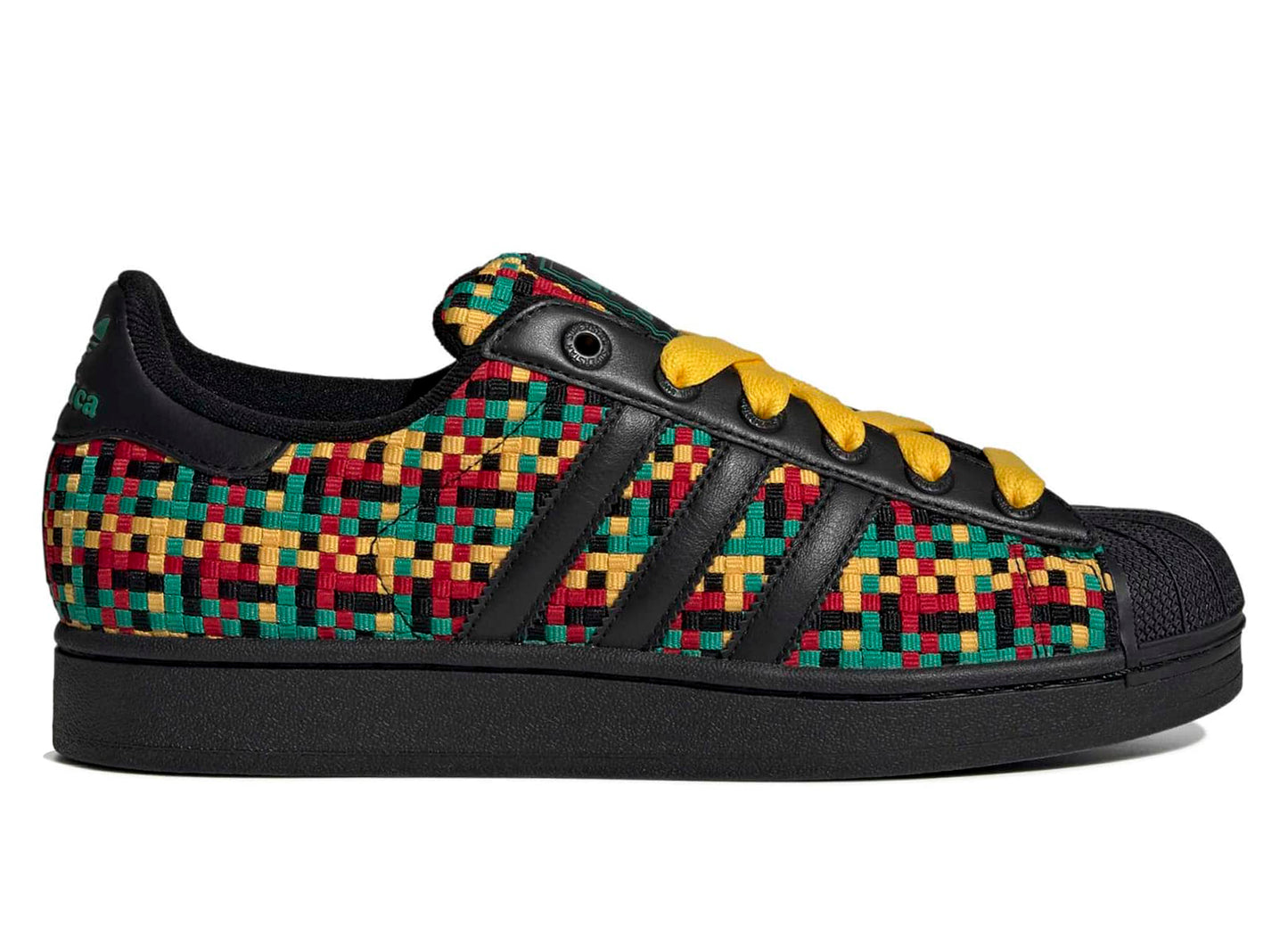 Adidas Superstar II Jamaica en oro audaz / negro intenso