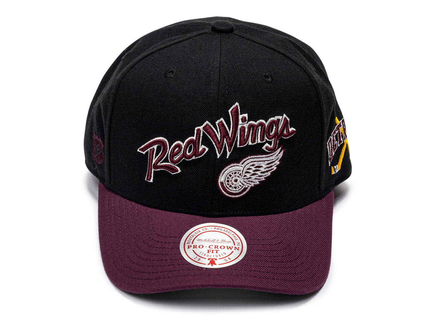 Gorra ajustada NHL Just Don Wave Script Pro 'Detroit Red Wings'
