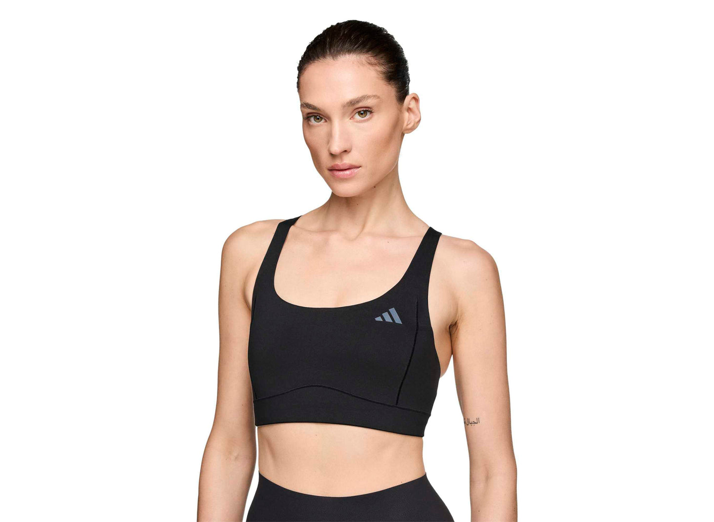 Damen Adidas x Entire Studios Optime Trainings-BH in Schwarz