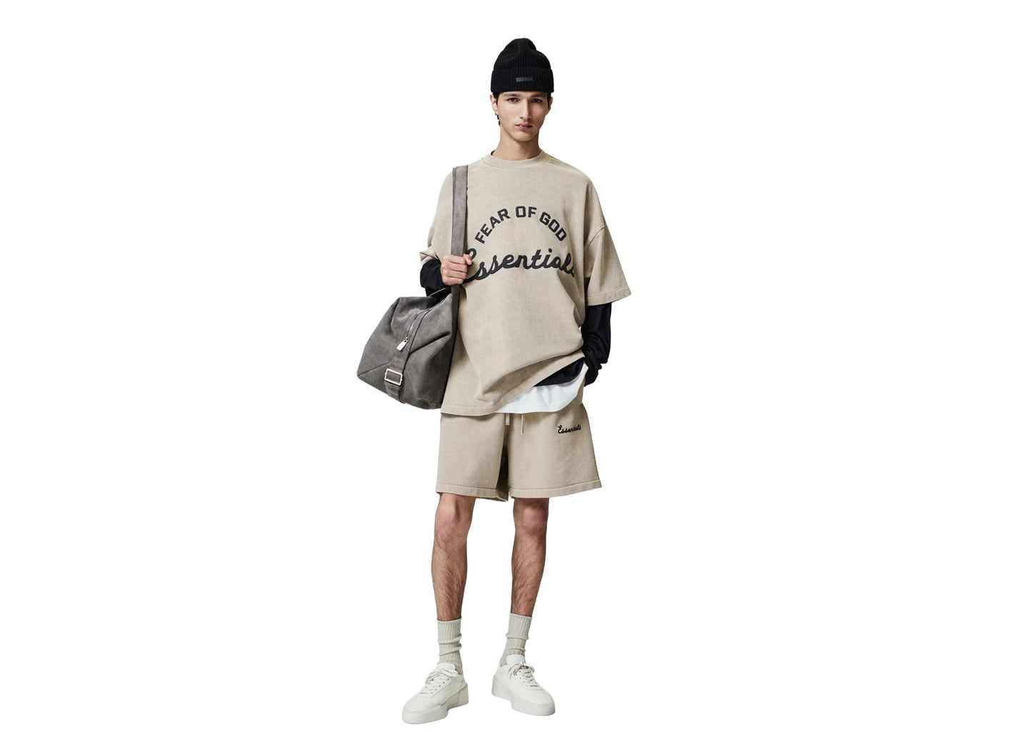 Fear of God Essentials Training 90's Short Sleeve 'Faded Dune'
