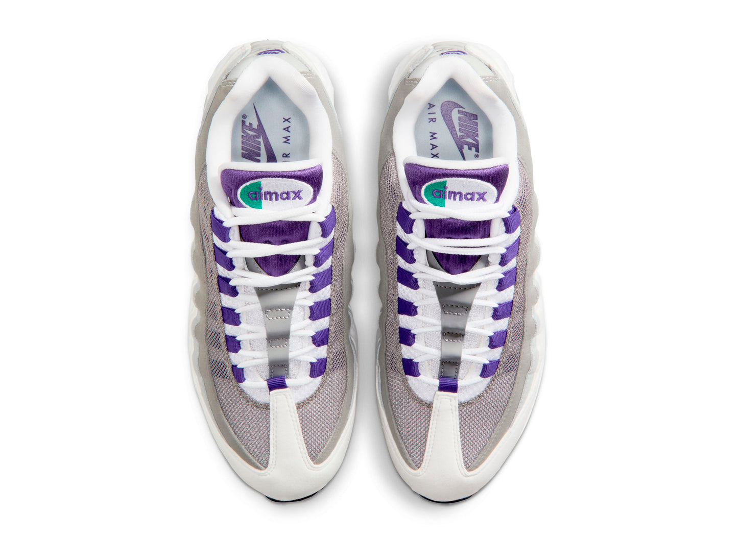 Nike Air Max 95 Big Bubble für Damen in Weiß / Court Purple