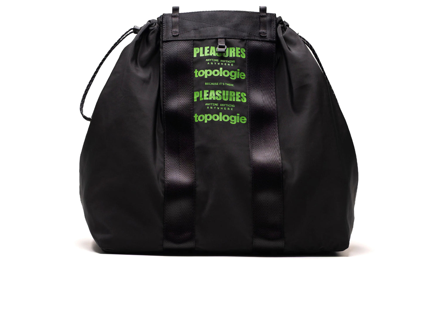 Pleasures x Topologie Summit Reversible Tote in Black / Gray