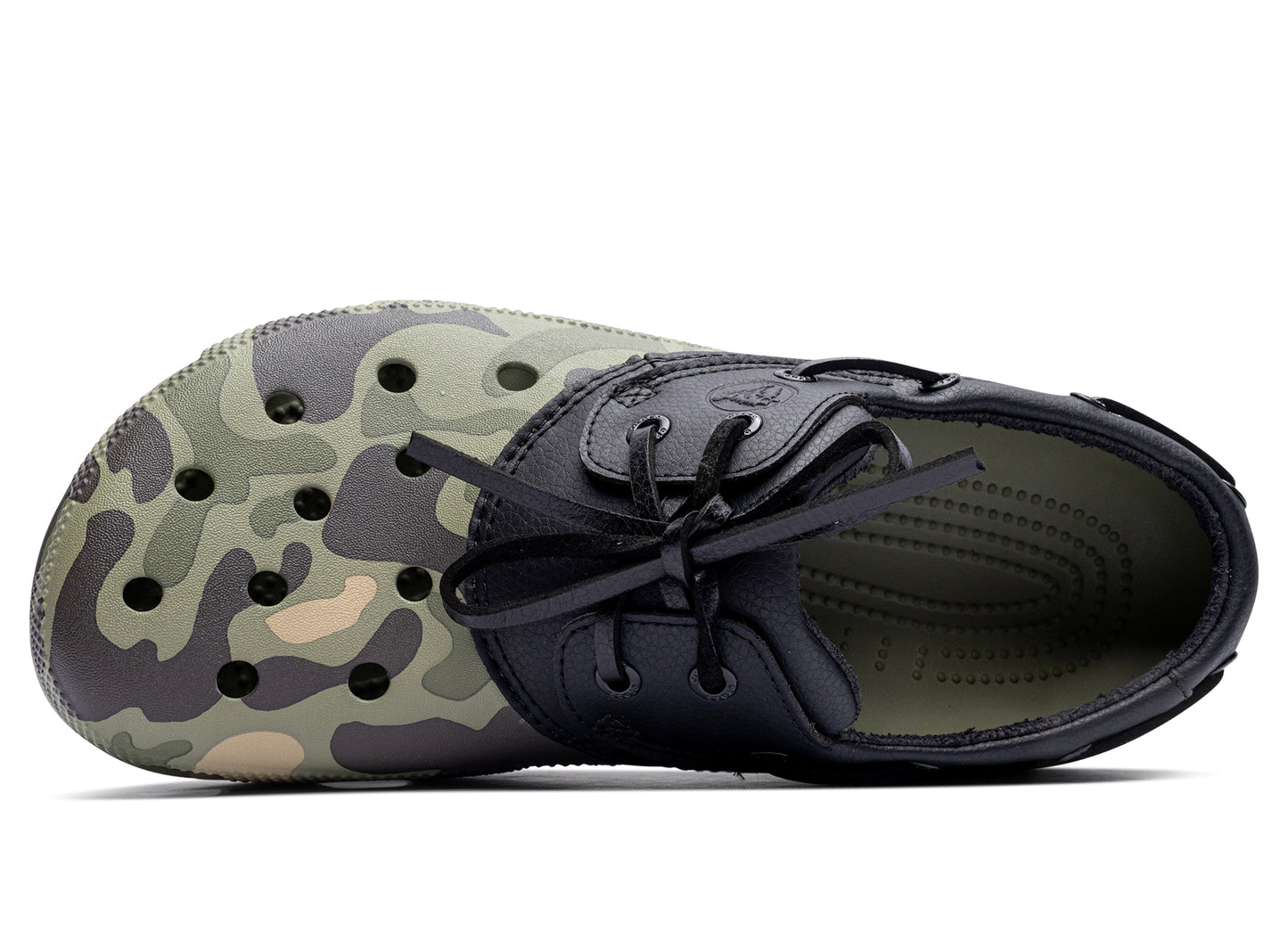 Crocs Classic Duck Camo Boat Shoe in Cargo Duck Camo - Damaged