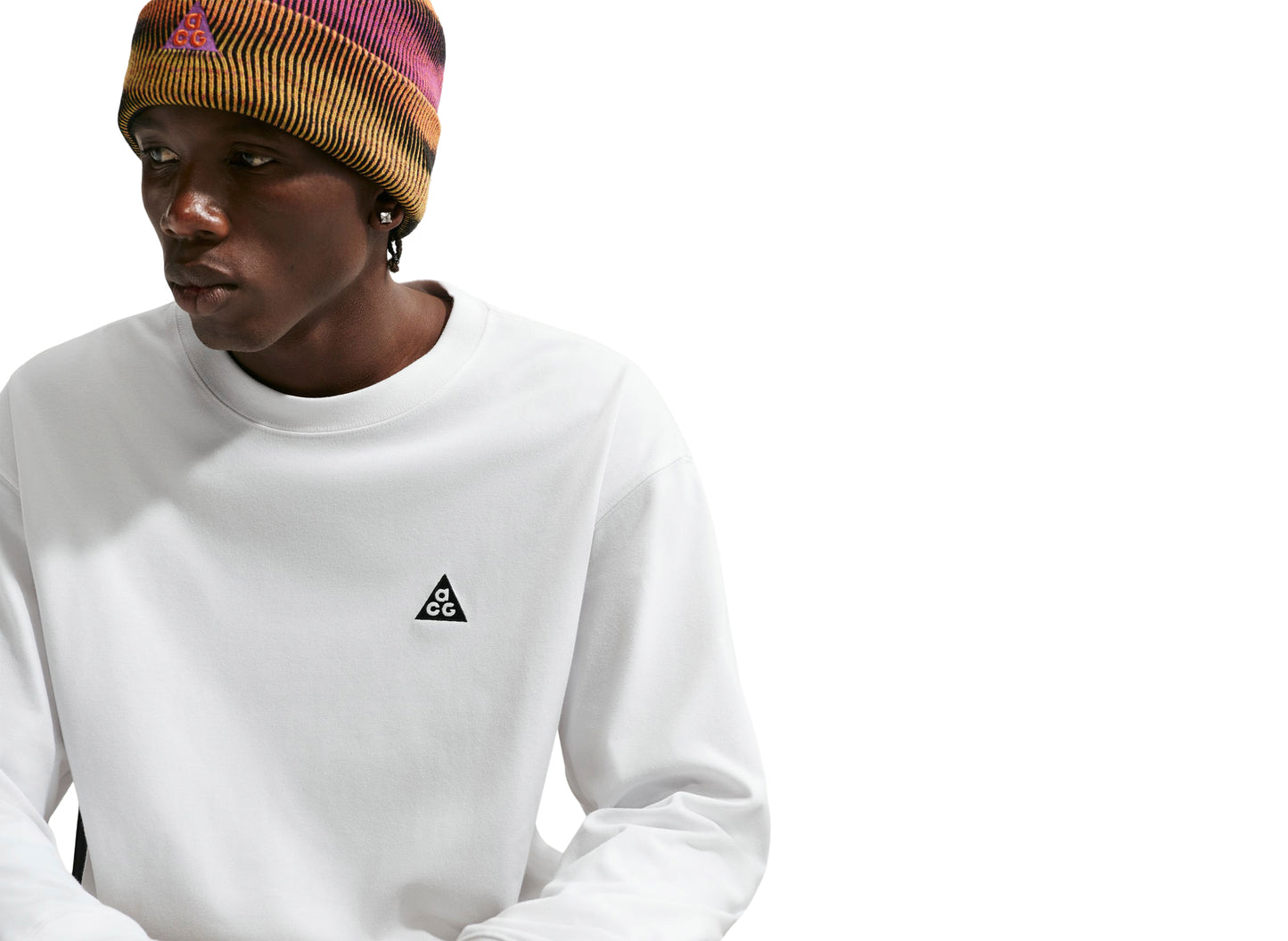 Nike ACG Langarm-T-Shirt in Summit White