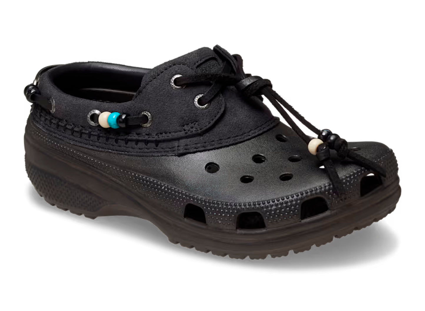 Crocs Classic Luxe Boat Shoe in Dark Cocoa