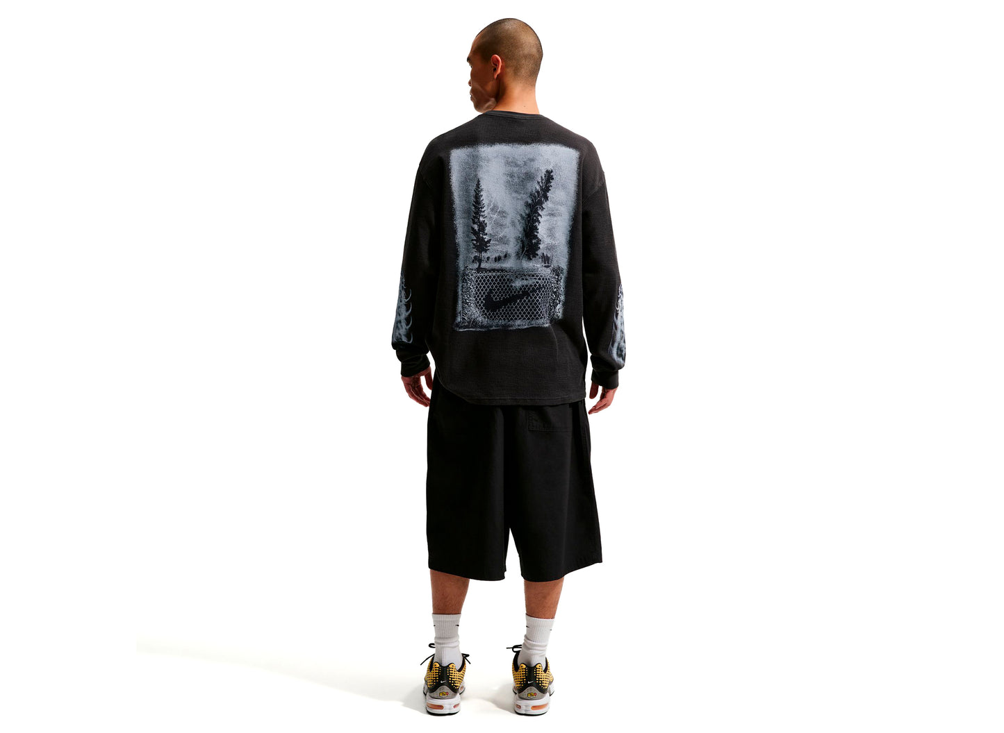 Nike Sportswear Thermal Top in Off Noir