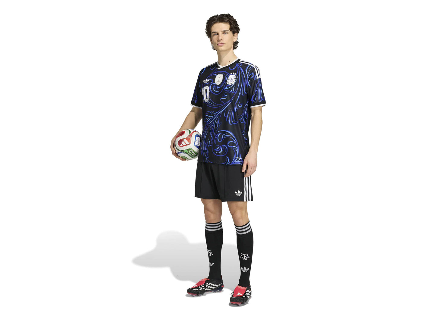 Adidas Argentinien 26 Auswärts Authentic Messi Trikot