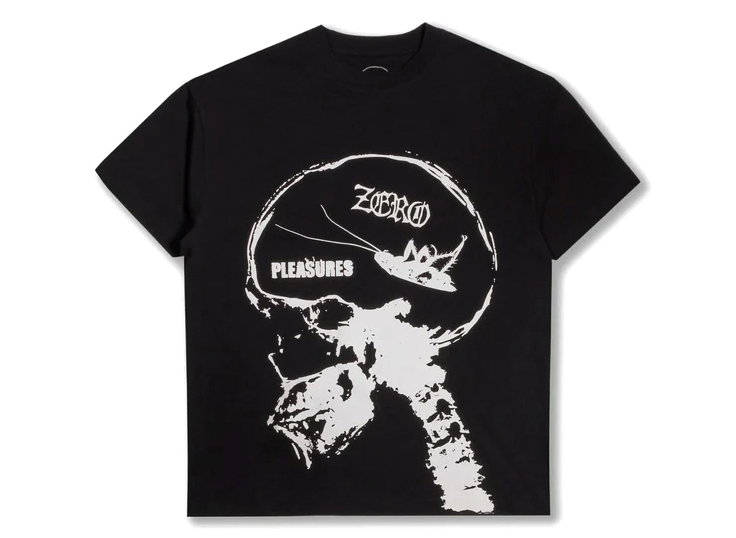 Pleasures x Zero Roaches T-Shirt in Schwarz