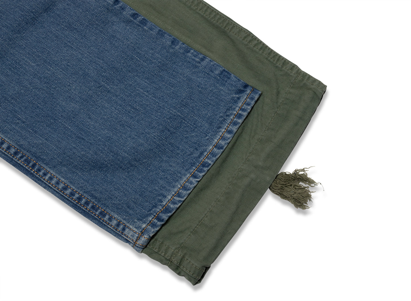 Pantalones Junya Watanabe en índigo/verde