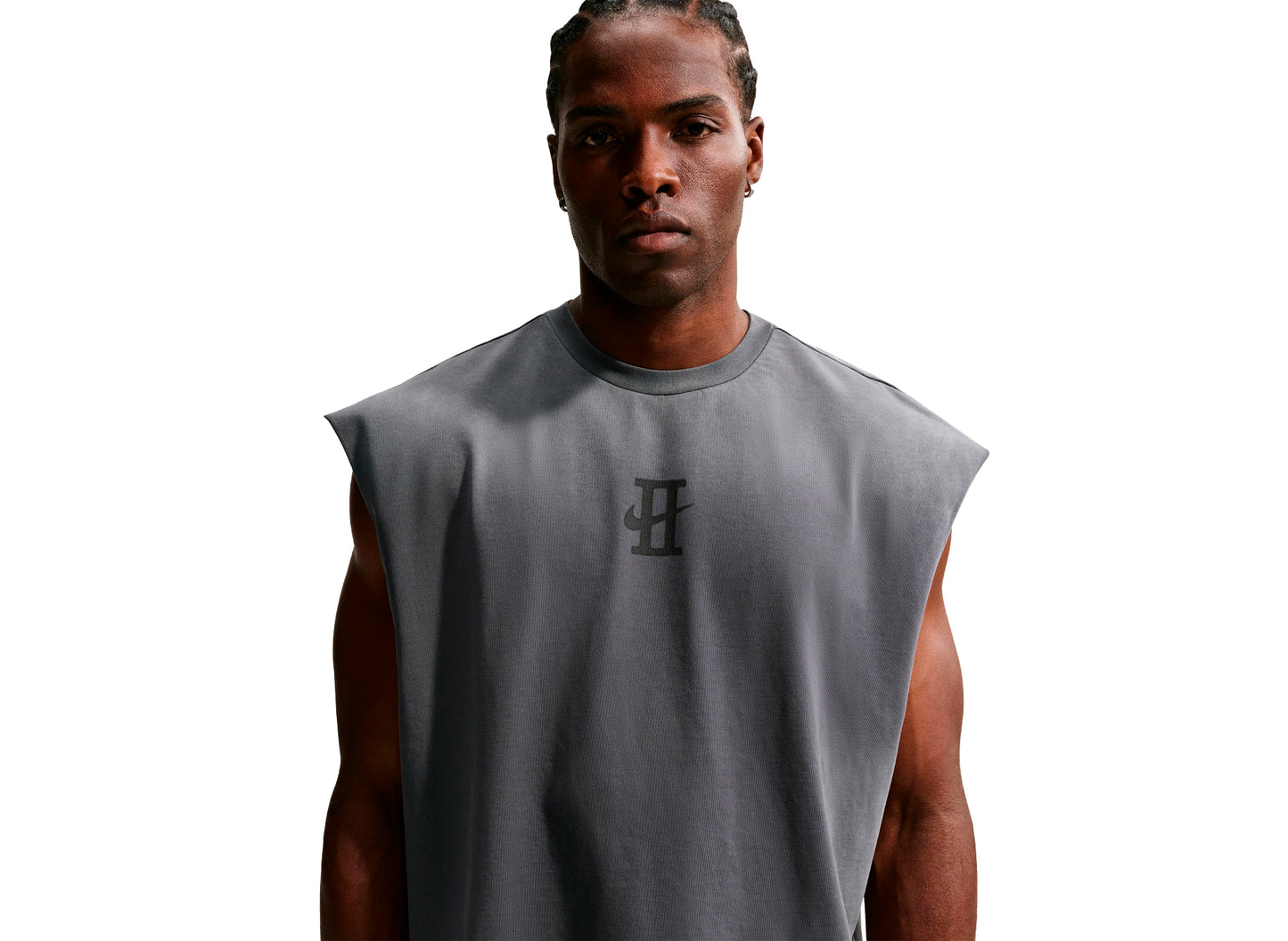 Nike Book Standard Issue Dri-FIT Sleeveless Game Top in Black