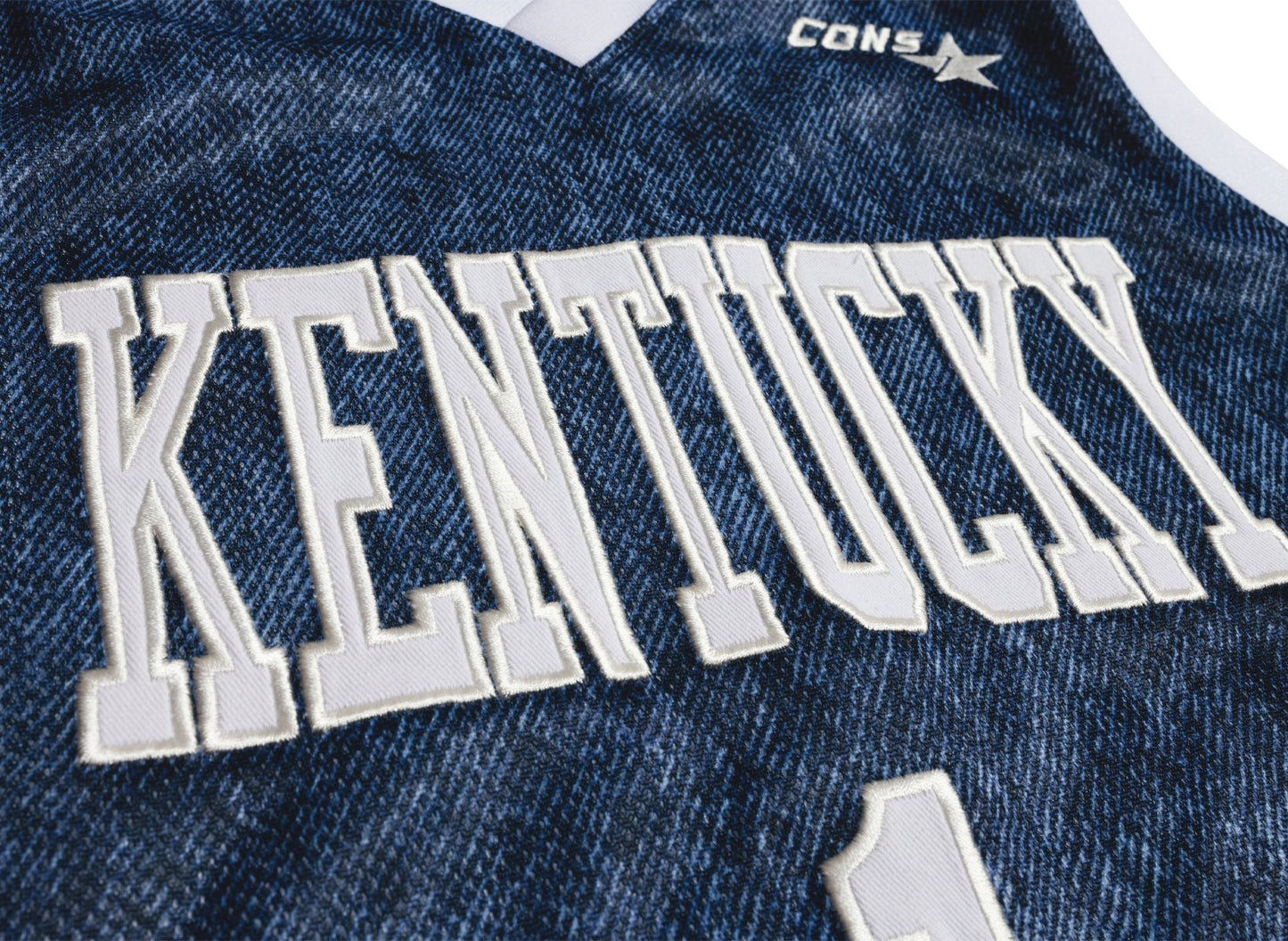 Converse University of Kentucky Basketball Denim Jersey in Blue