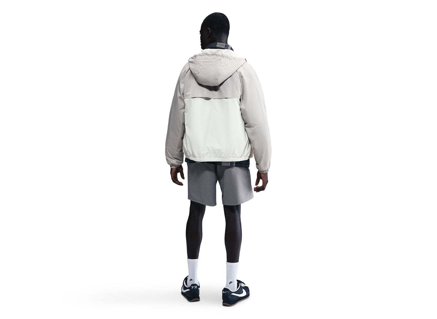 Nike Windrunner Lined Jacket in Light Iron Ore / Sail