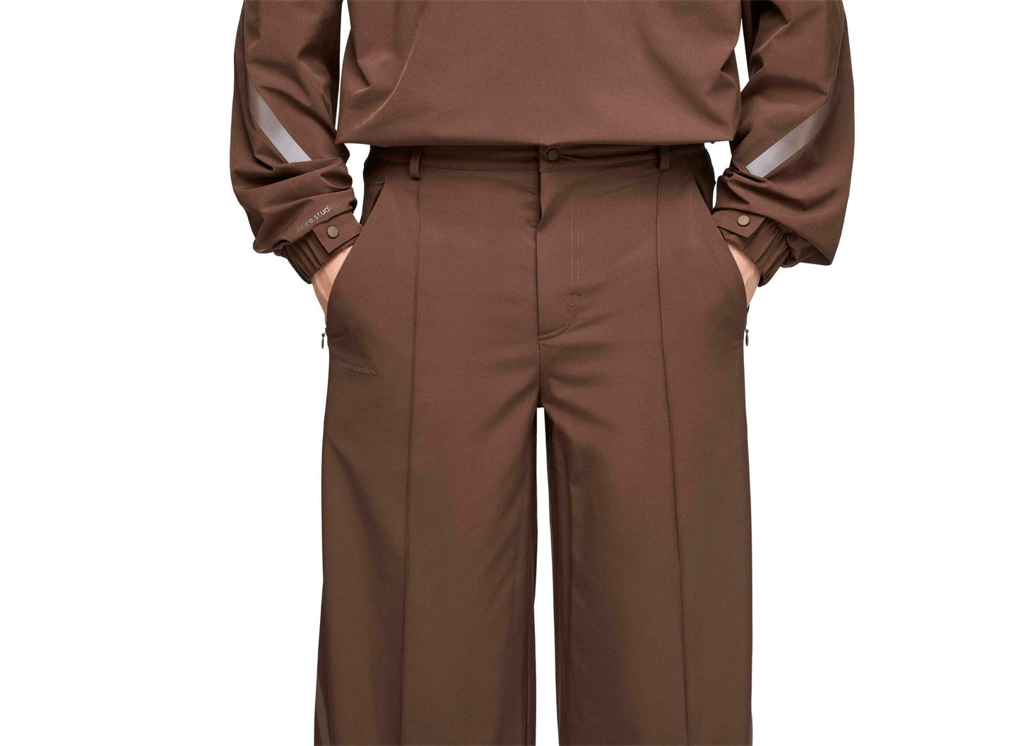 Adidas x Entire Studios Z.N.E. Hose in Dust Cargo