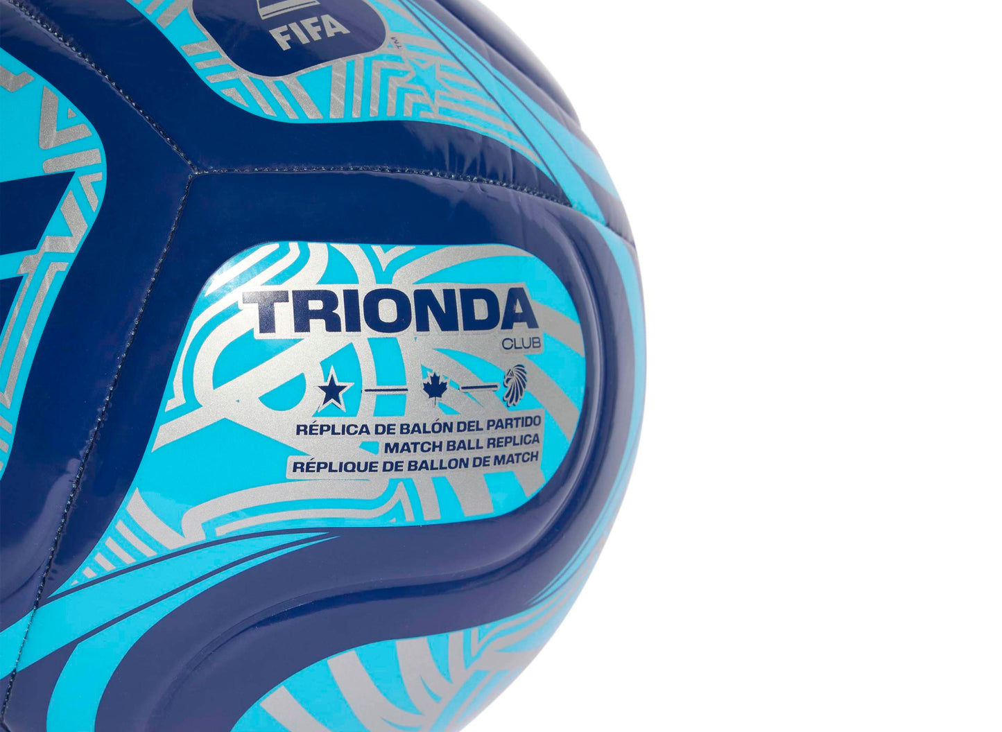 Adidas Fifa World Cup Trionda Club Ball in Night Indigo / Blue