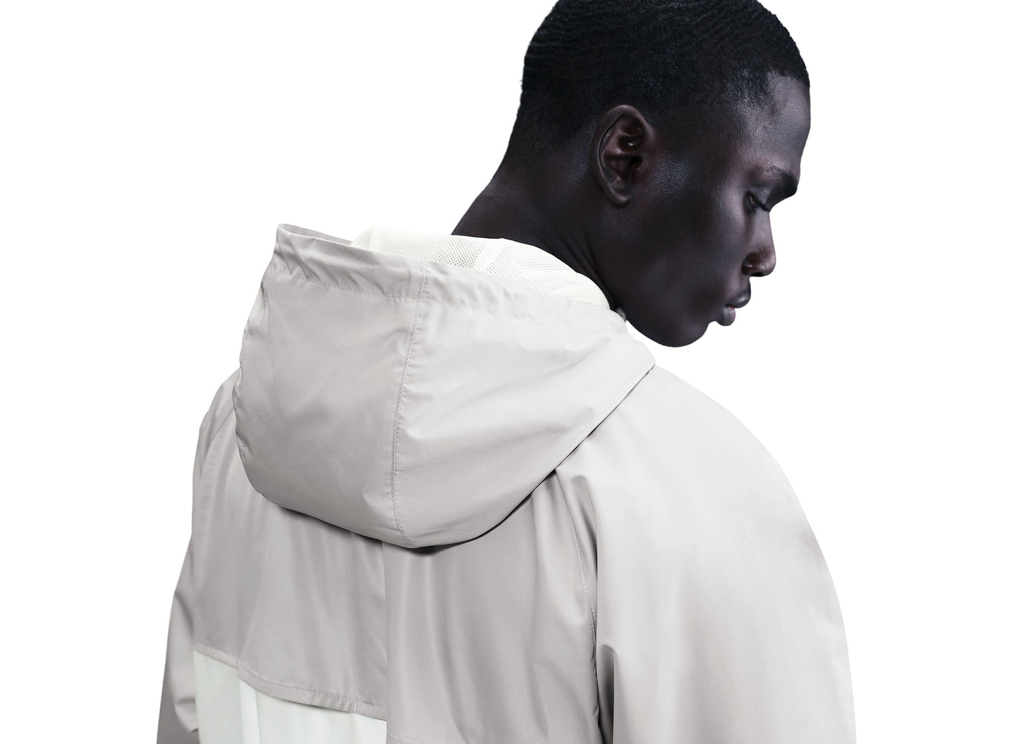 Nike Windrunner Lined Jacket in Light Iron Ore / Sail