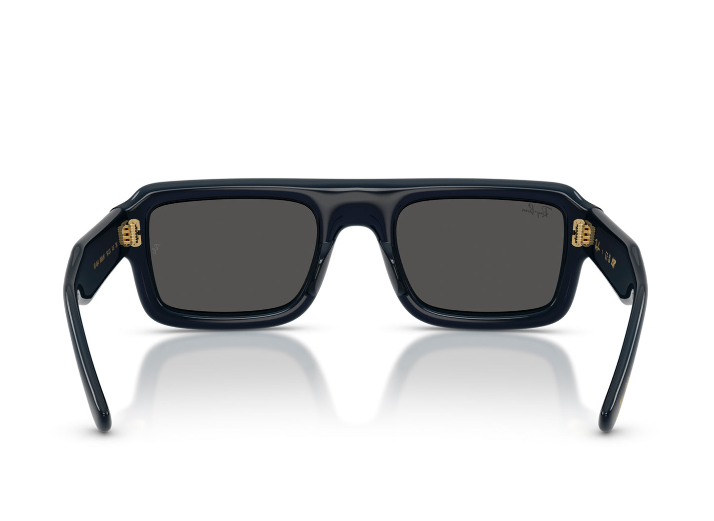 Gafas de sol Ray-Ban A$AP Rocky Flacko Puffer en azul oscuro transparente con Ultra Black