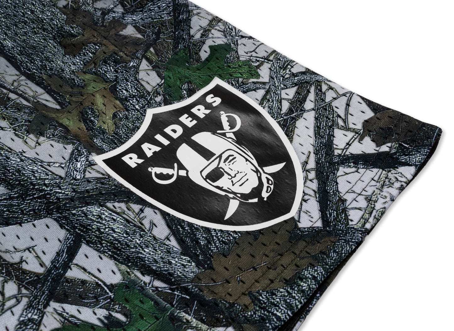 Mitchell & Ness NFL Quiet Blaze Pantalones cortos de malla de 7 pulgadas Las Vegas Raiders