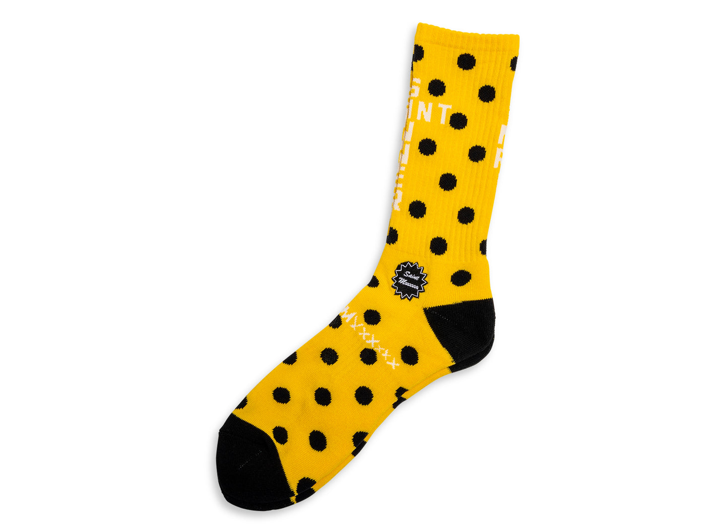 Calcetines de puntos de San Miguel en amarillo
