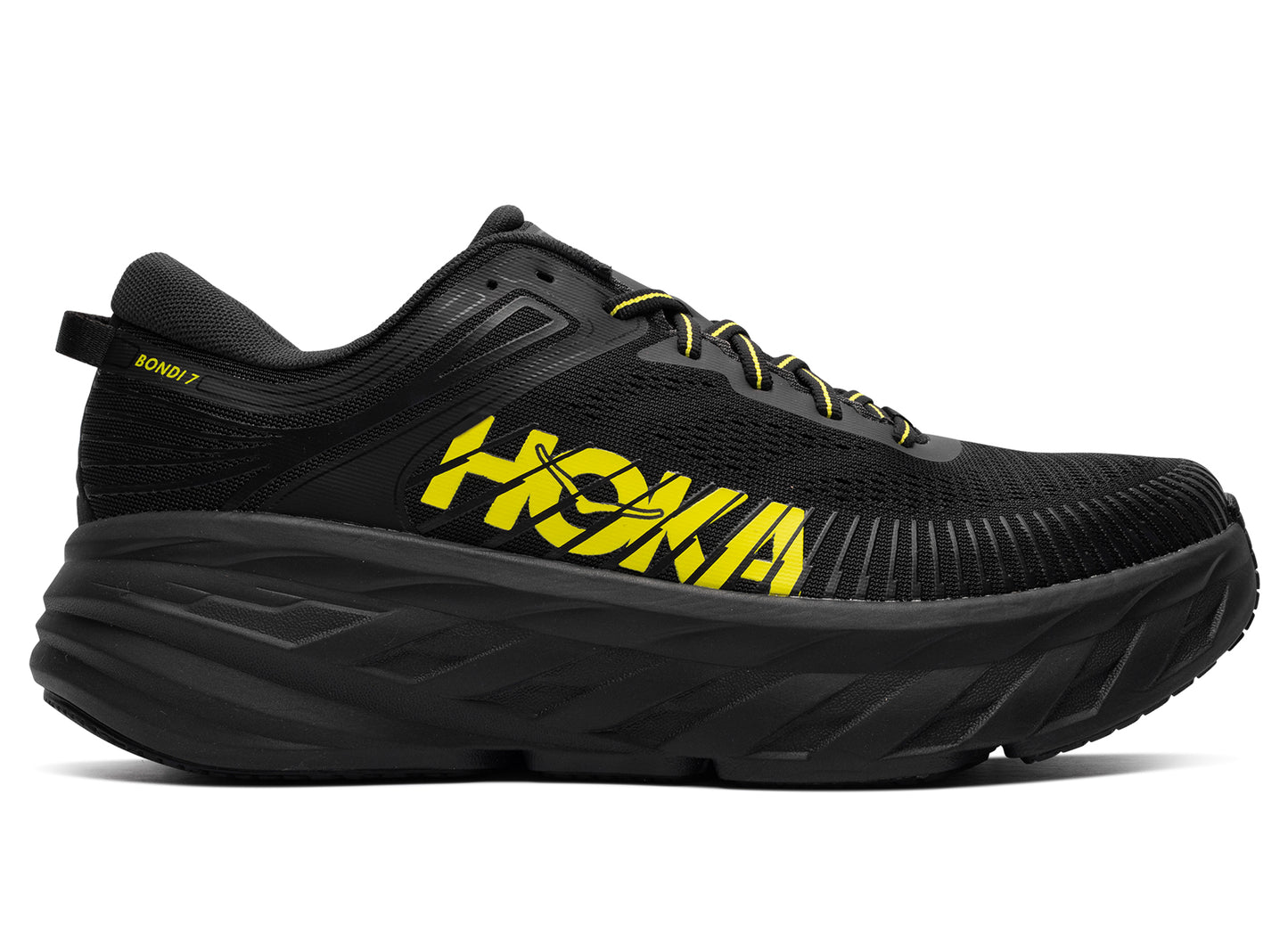 Hoka Bondi 7 'Negro / Hoka Citrus'