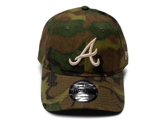 New Era Ripstop Camo 9Twenty Atlanta Braves Strapback Cap