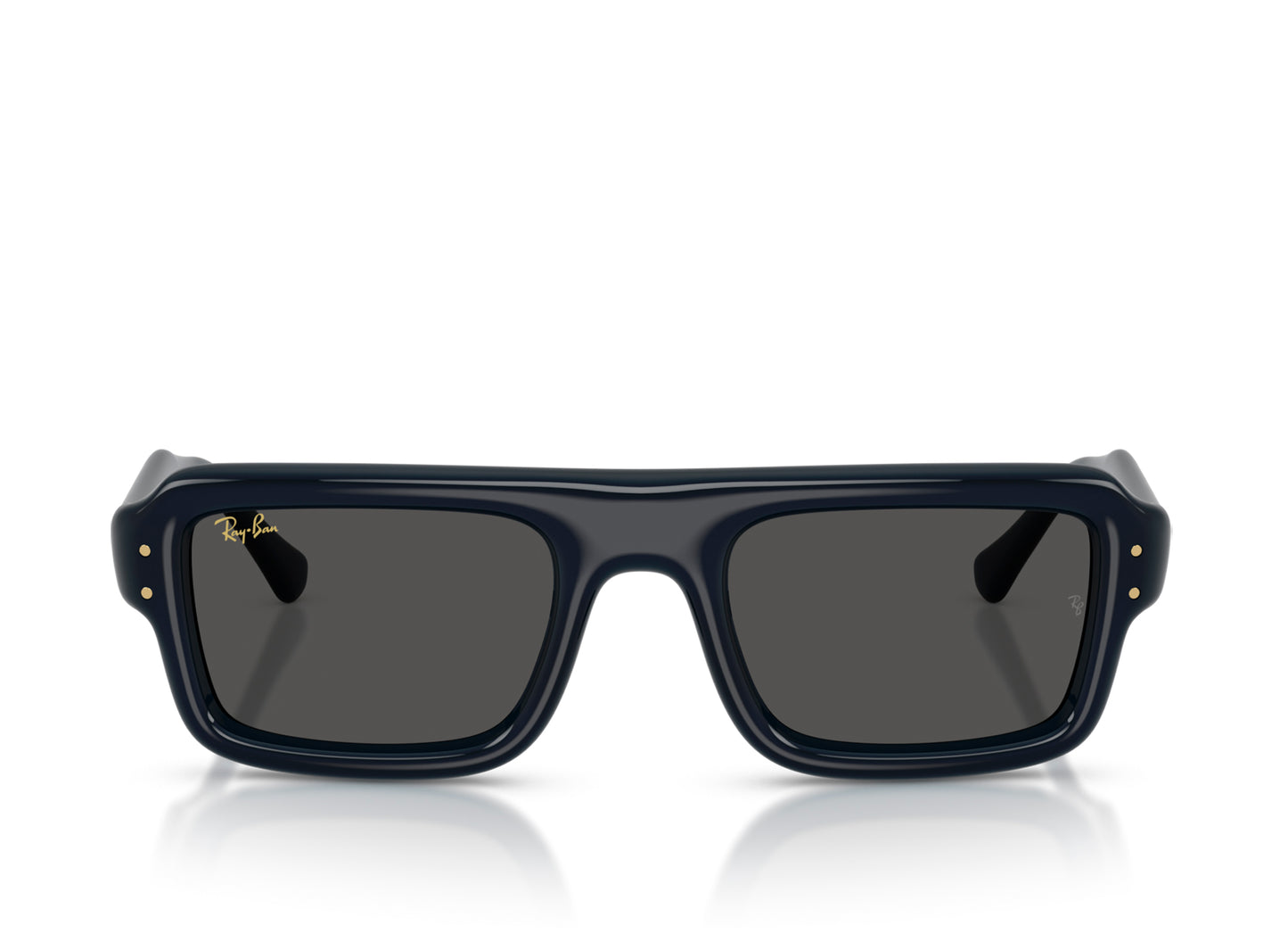 Gafas de sol Ray-Ban A$AP Rocky Flacko Puffer en azul oscuro transparente con Ultra Black