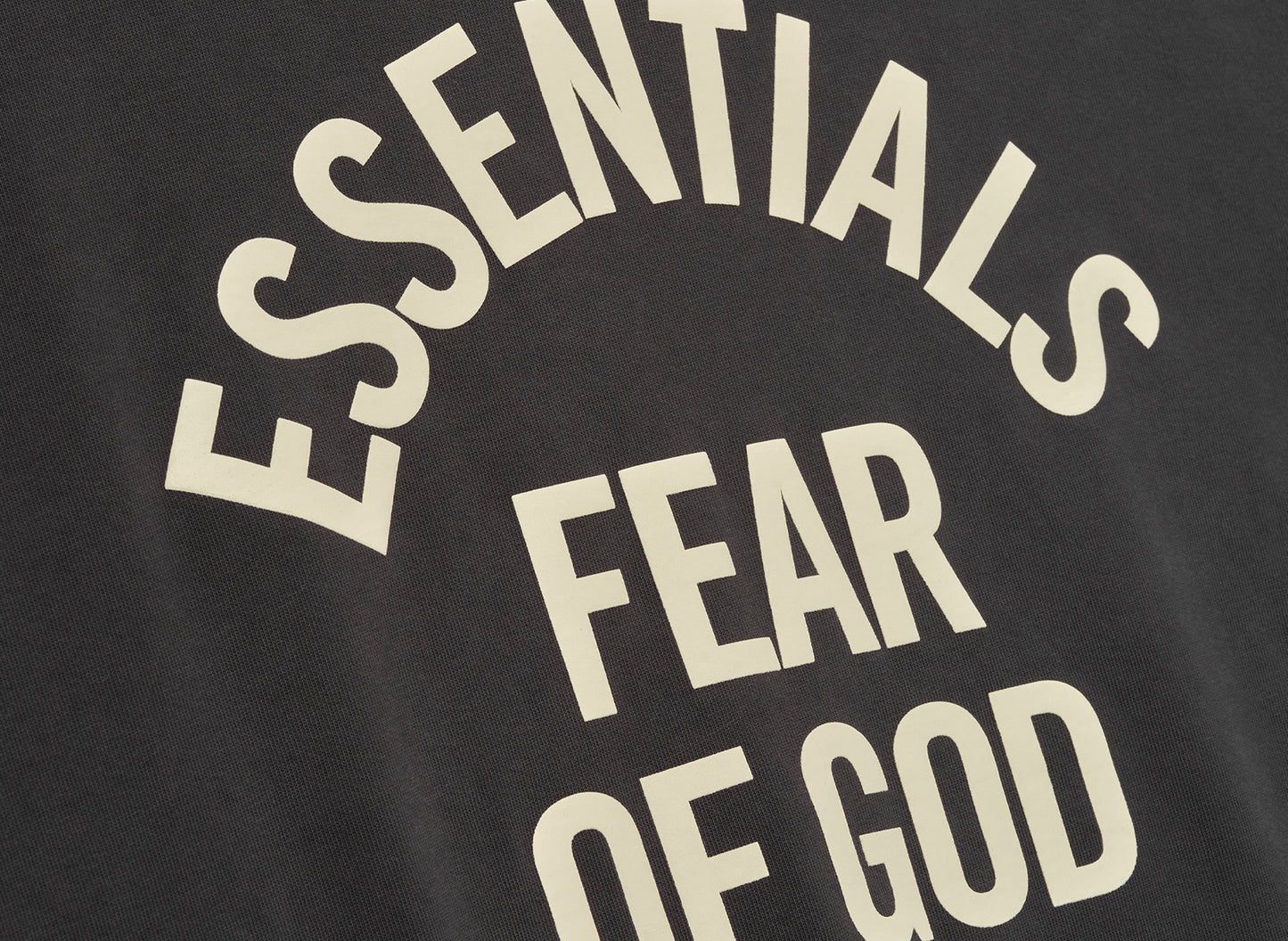 Fear of God Essentials Campus 90's Short Sleeve Tee 'Faded Black'