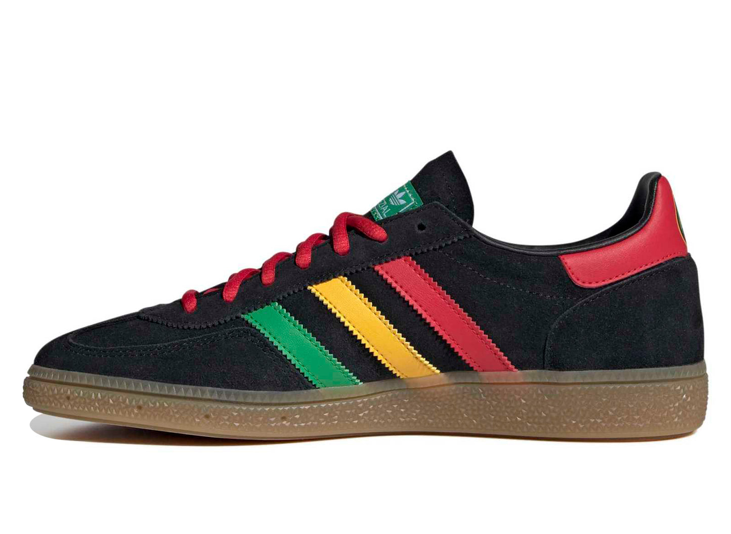 Adidas Handball Spezial Jamaica en Core Black / Pure Ruby