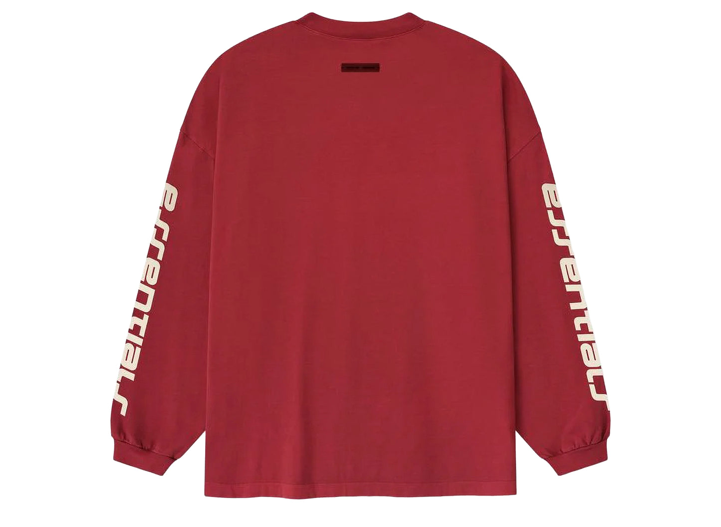 Fear of God Essentials 90's Longsleeve Tee 'Crimson'