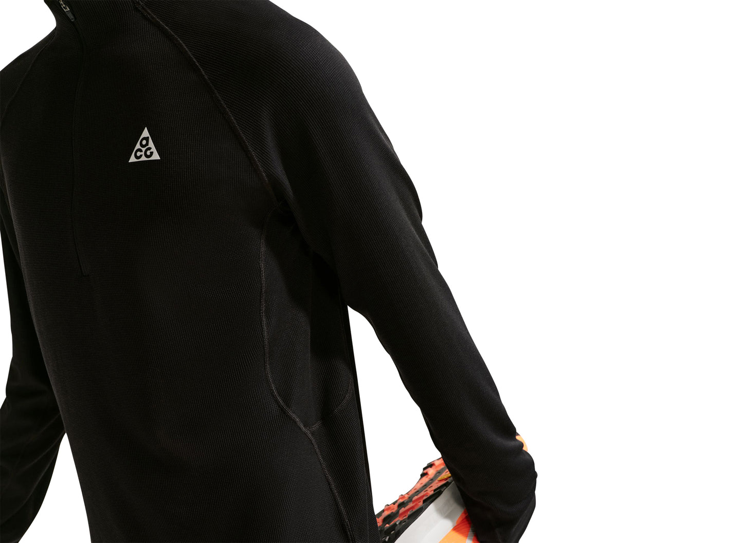 Parte superior de running para trail Nike ACG Dri-FIT Mid-Layer con cremallera de 1/4 en negro
