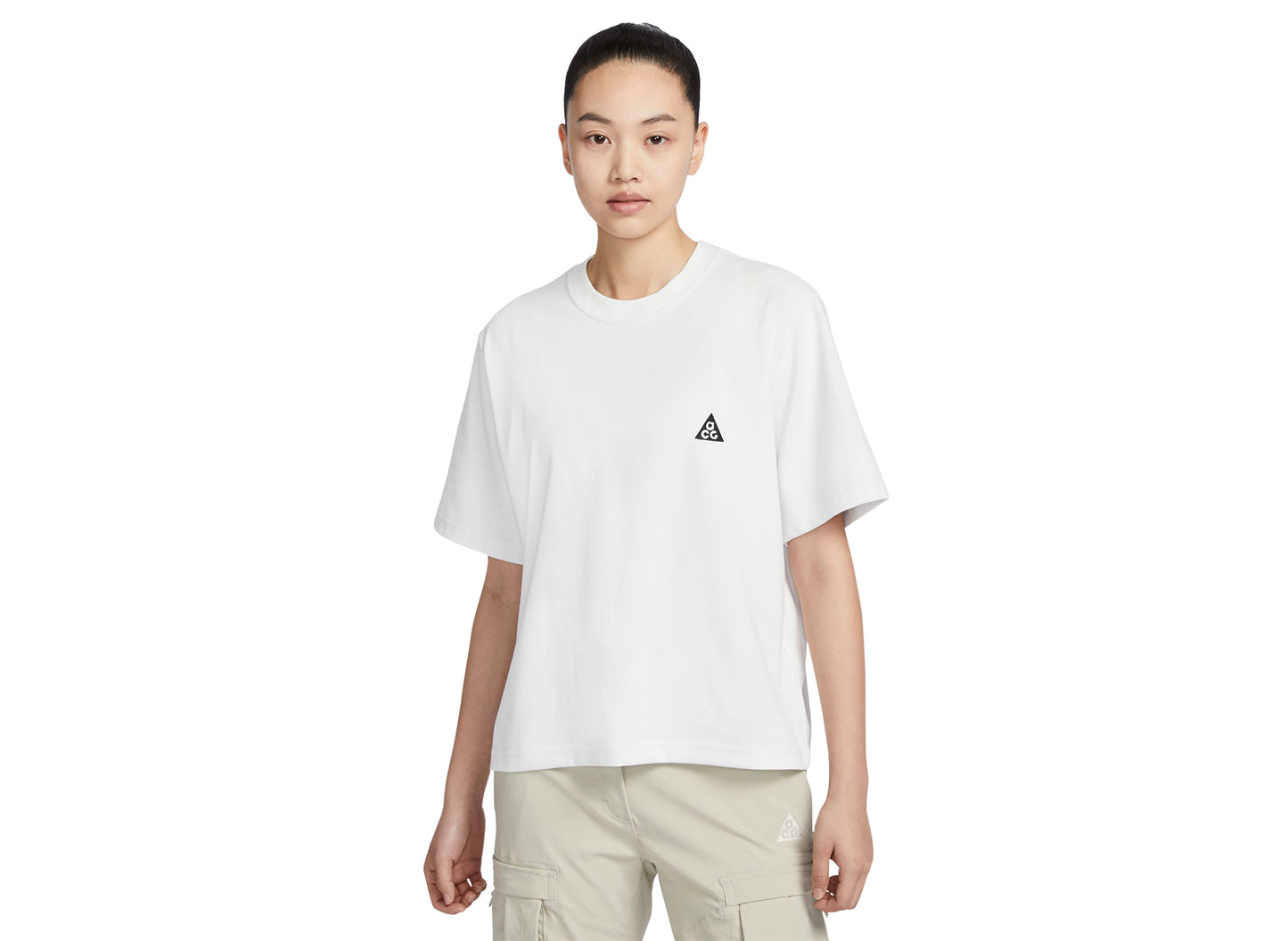 Damen Nike ACG Kurzarm-T-Shirt in Summit White