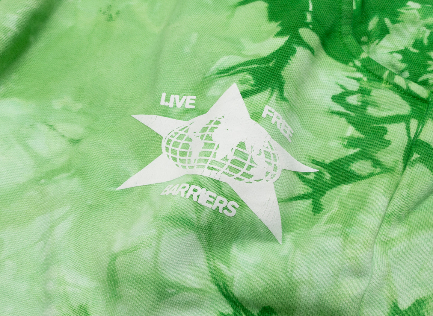 Barriers Cowrie Shell Sweatpant in Green Marble Dye