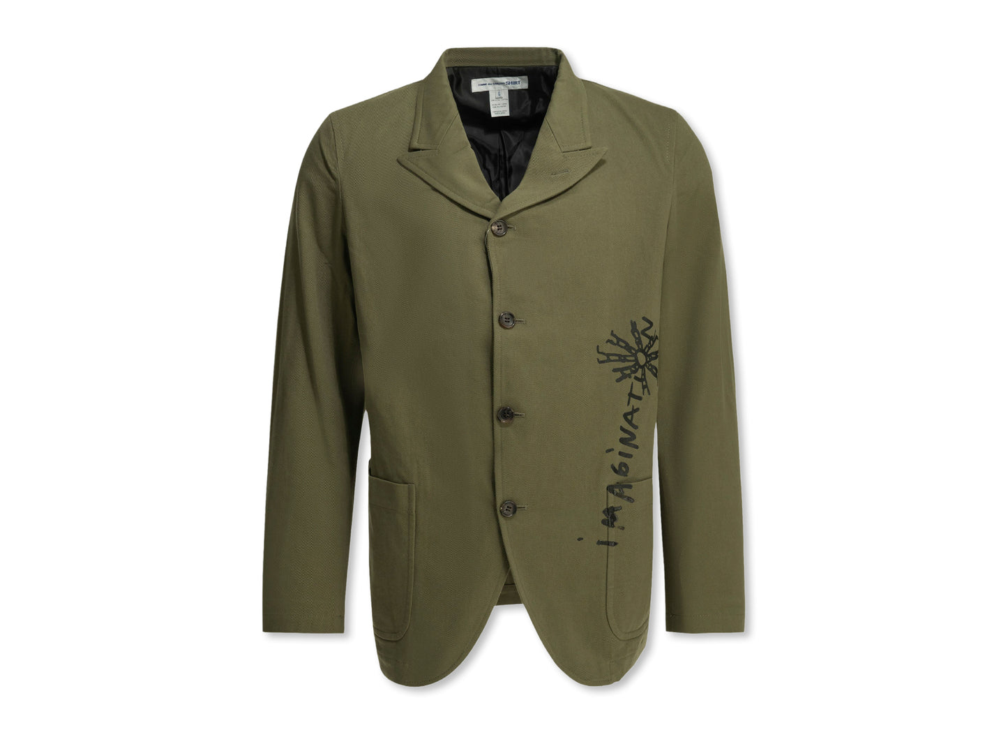 Chaqueta Tejida Comme des Garçons SHIRT en Caqui