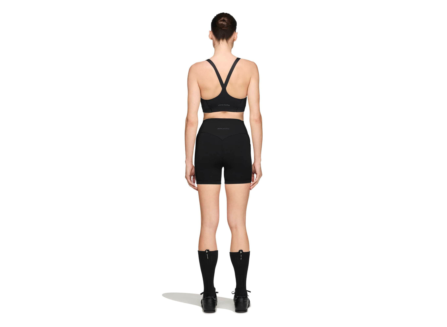 Damen Adidas x Entire Studios Optime Kurze Trainings-Leggings in Schwarz
