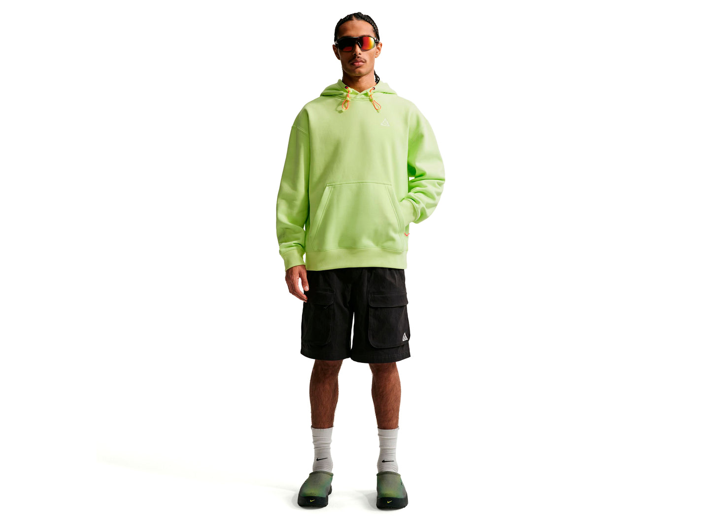 Sudadera con capucha Nike ACG "Tuff Fleece" en Light Lemon Twist
