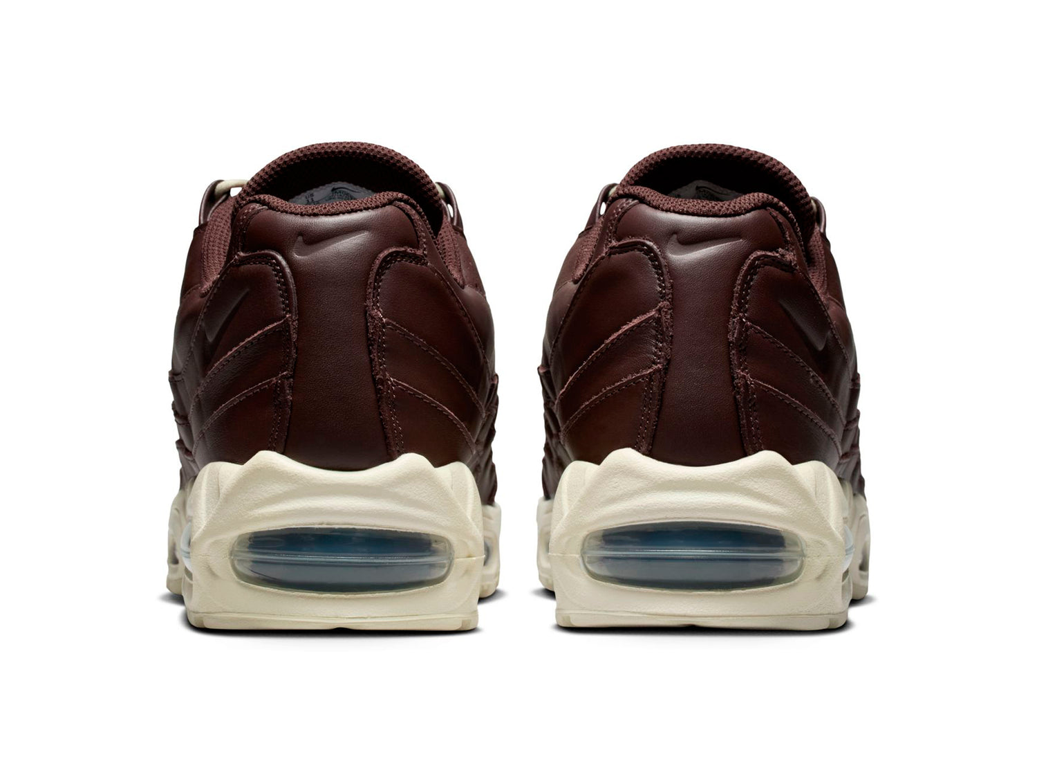Nike Air Max 95 Big Bubble Leather QS in Baroque Brown — view 2