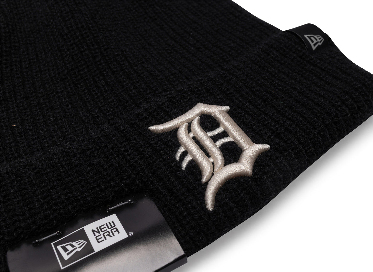 Gorro de punto New Era MLB Cashmere Negro Detroit Tigers