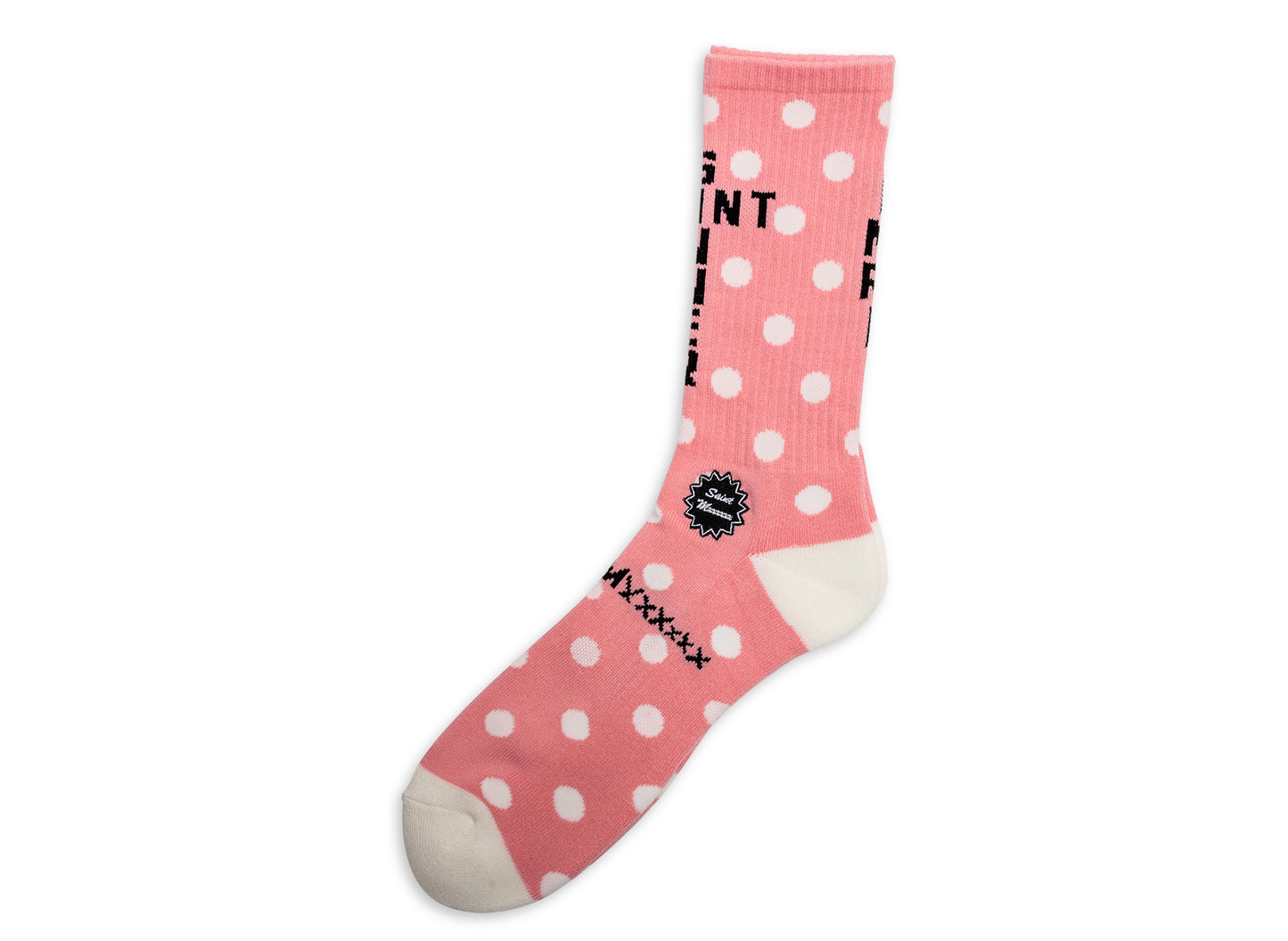 Socken mit St. Michael-Muster in Pink + Weiß