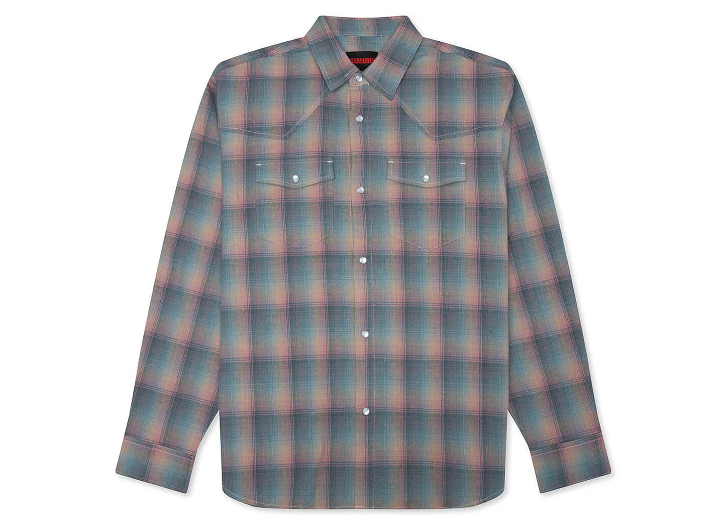 Camisa abotonada Western Pleasures Sender en rosa