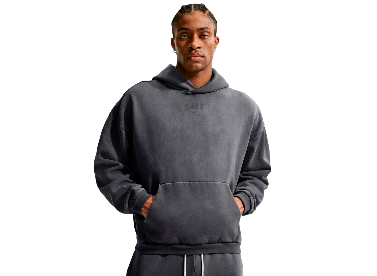 Nike Book Standard Issue Therma-FIT Brushed Pullover Hoodie in Black